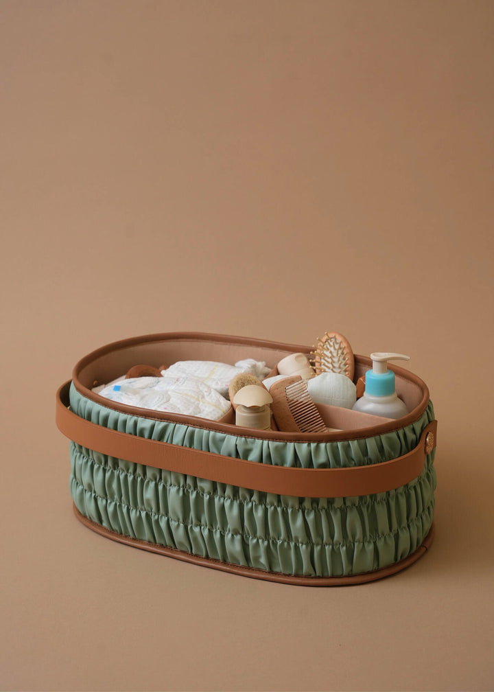 Baby Jalebi Diaper Caddy The Dune Diaper Caddy - Mint