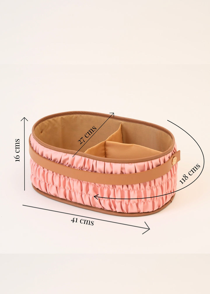 Baby Jalebi Diaper Caddy The Dune Diaper Caddy - Pink