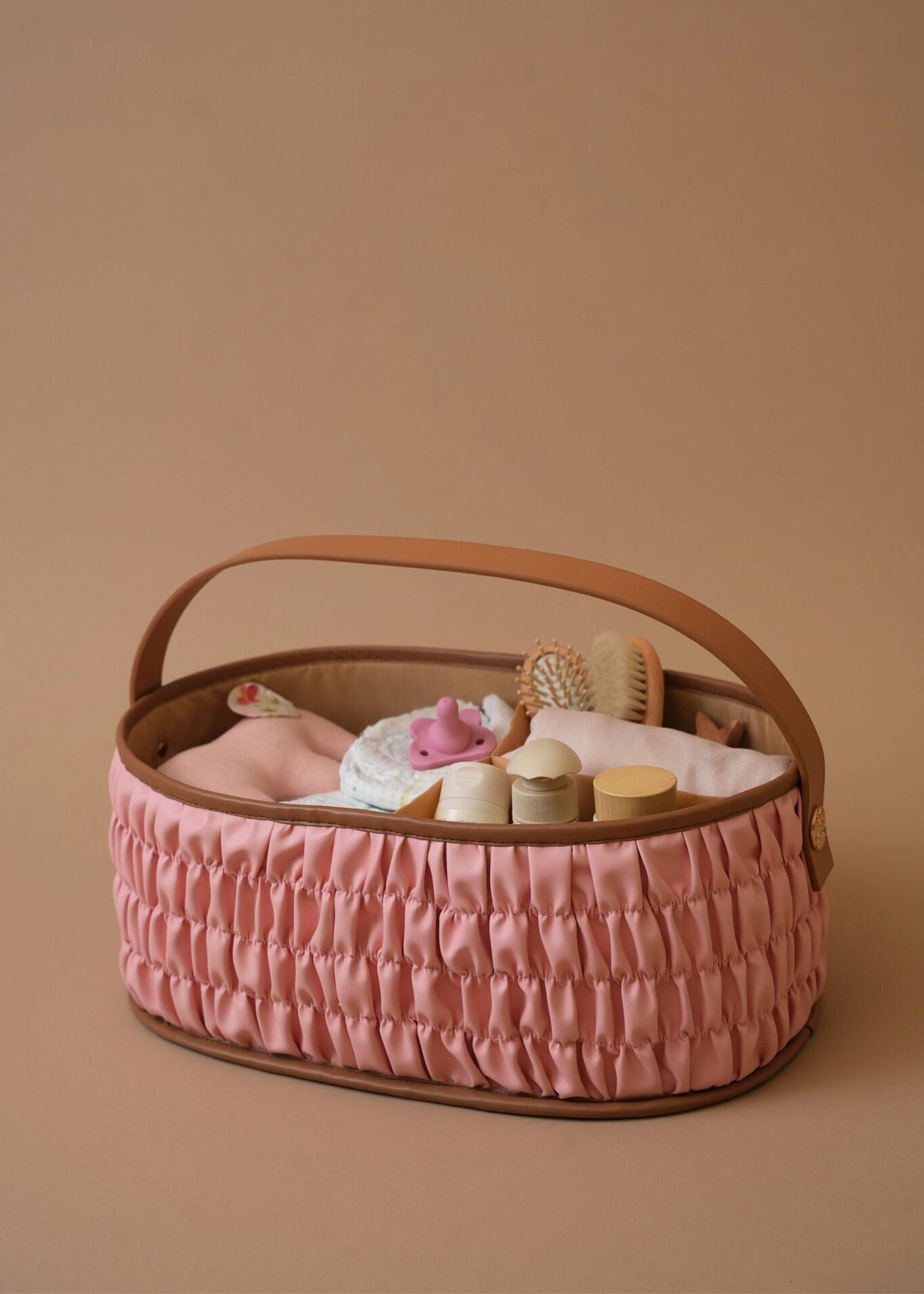 Baby Jalebi Diaper Caddy The Dune Diaper Caddy - Pink