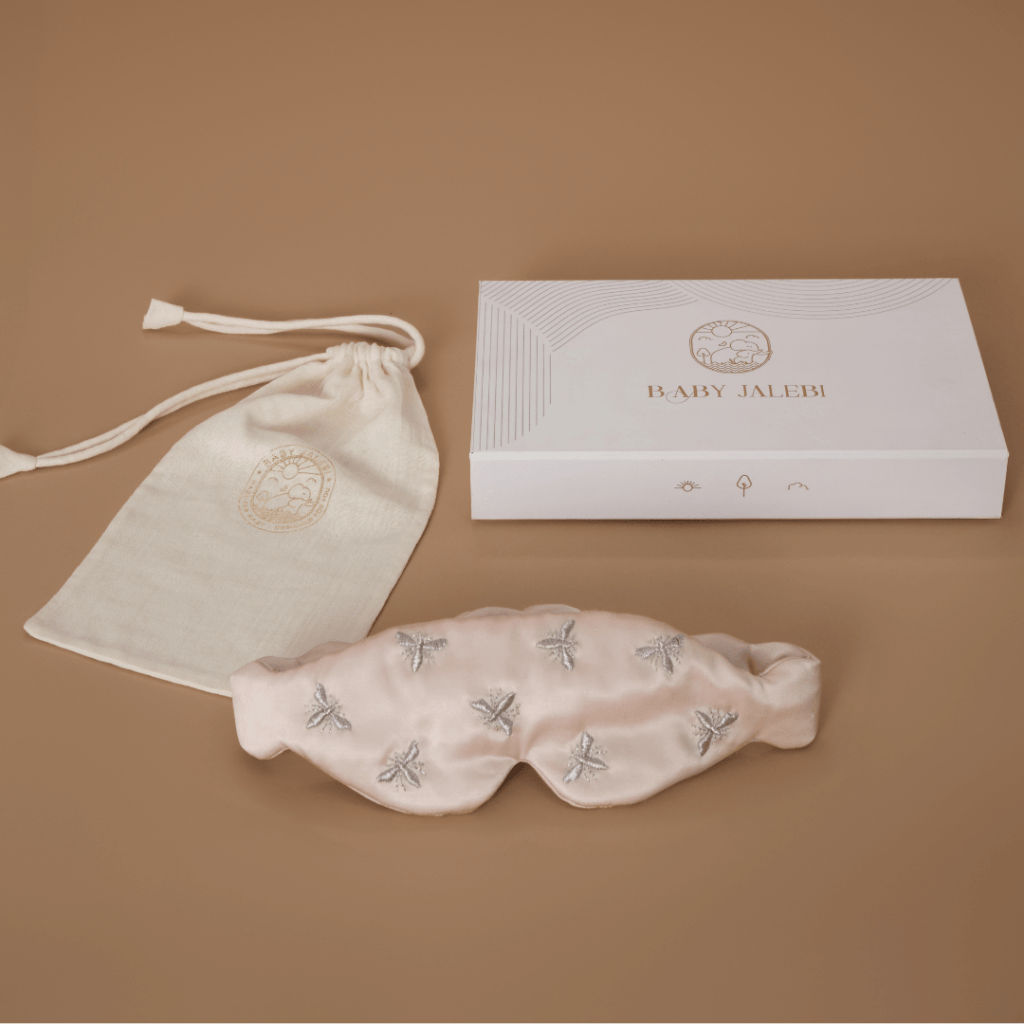 Baby Jalebi Eye mask Nahla Noor Silk Eye Mask