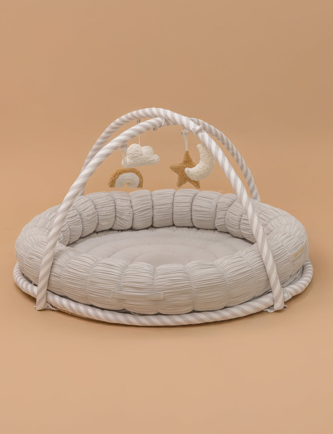 Baby Jalebi Gray Island Play Mat with Bumper Set – The Complete Dream Team