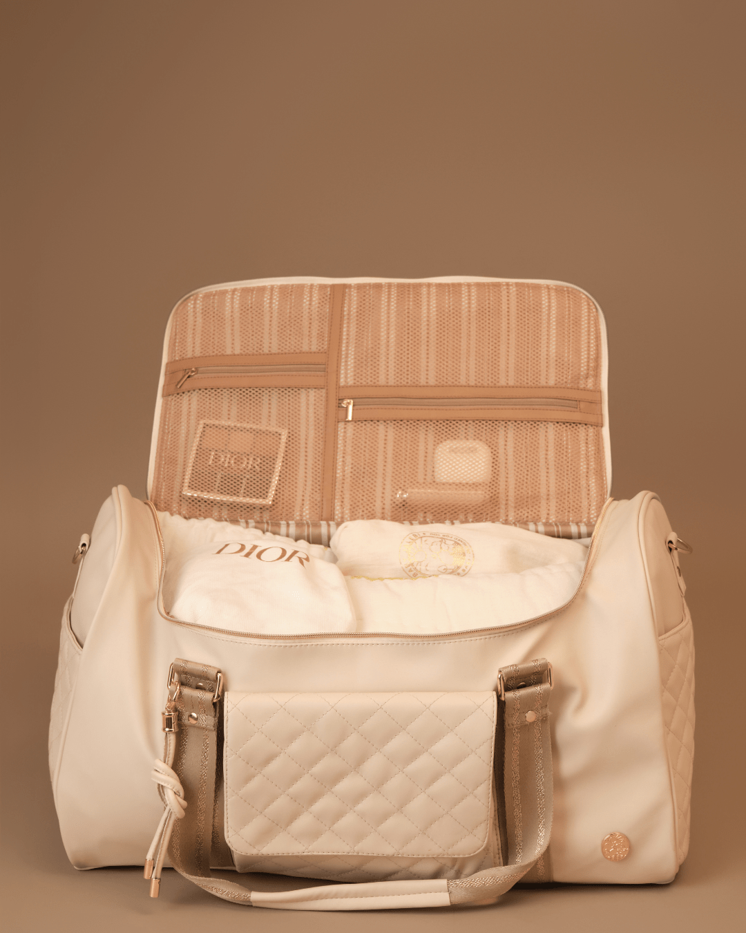 Baby Jalebi Hospital Duffel Bag The Mamma Mia Duffle - Ecru