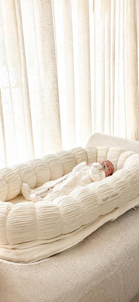 Baby Jalebi Island Play Mat & Cloud Set – Ecru