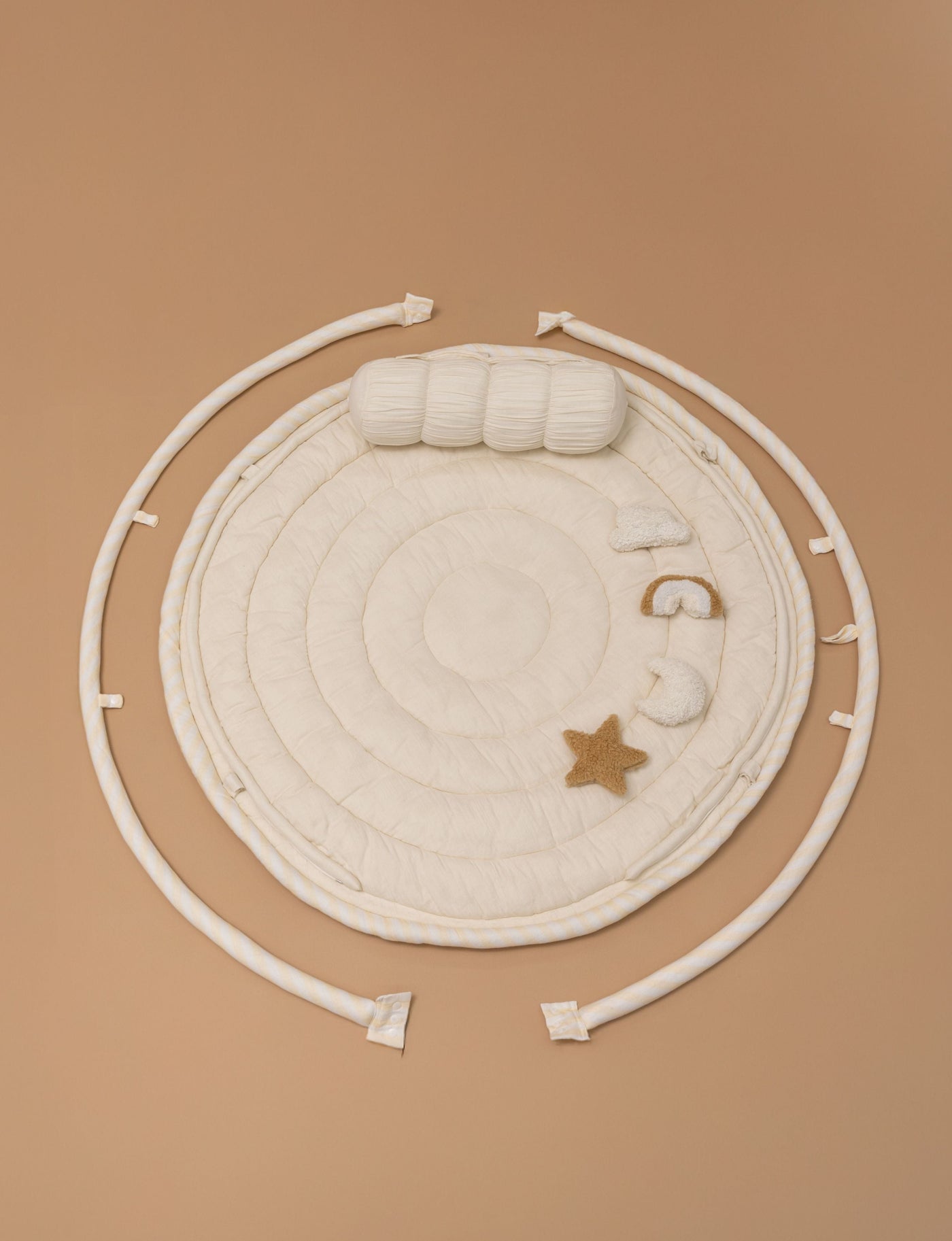 Baby Jalebi Island Play Mat  – ECRU