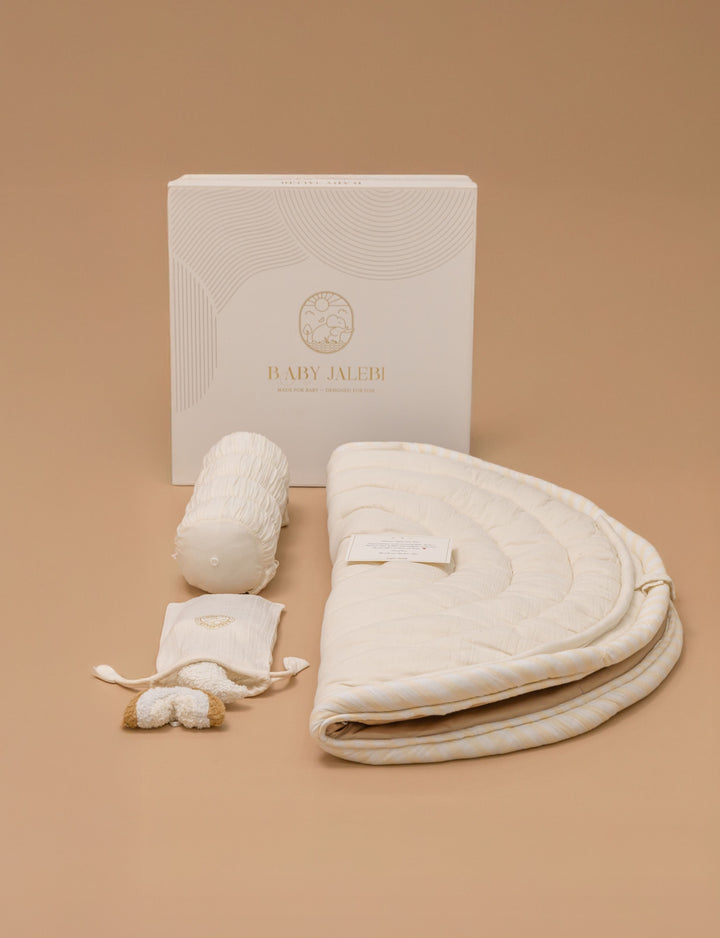 Baby Jalebi Island Play Mat  – ECRU