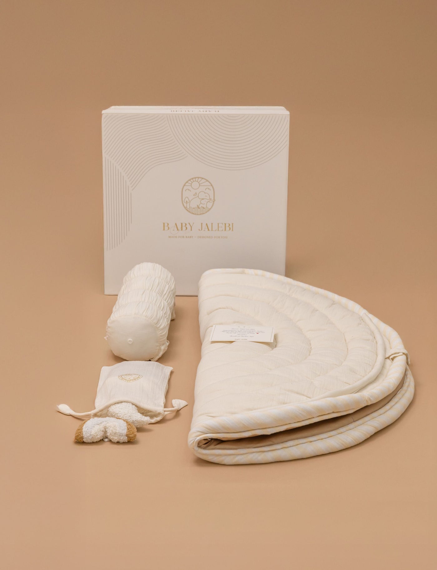 Baby Jalebi Island Play Mat  – ECRU