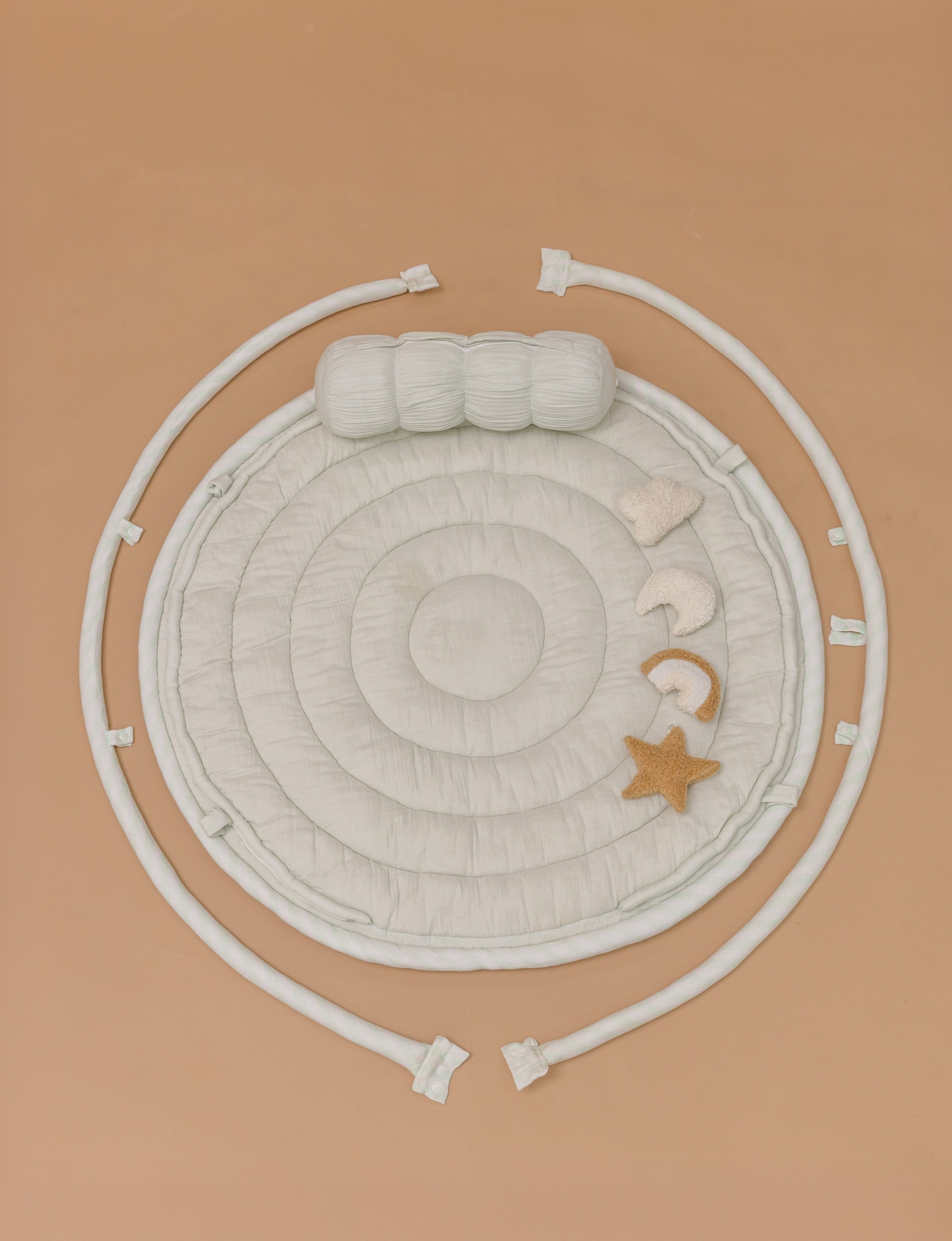Baby Jalebi Island Play Mat  – MINT