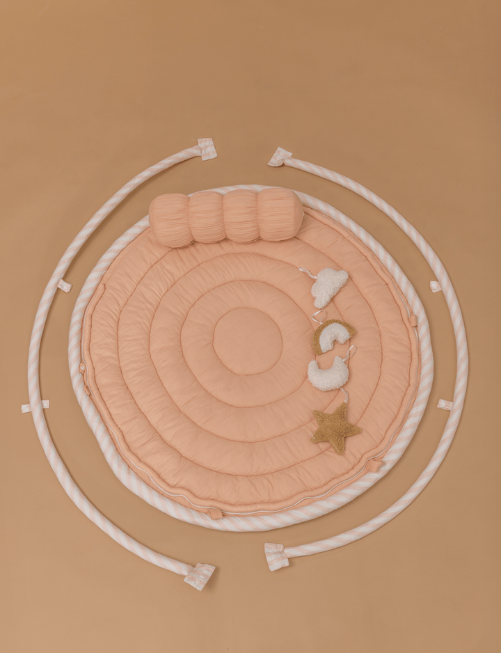 Baby Jalebi Island Play Mat  – PINK