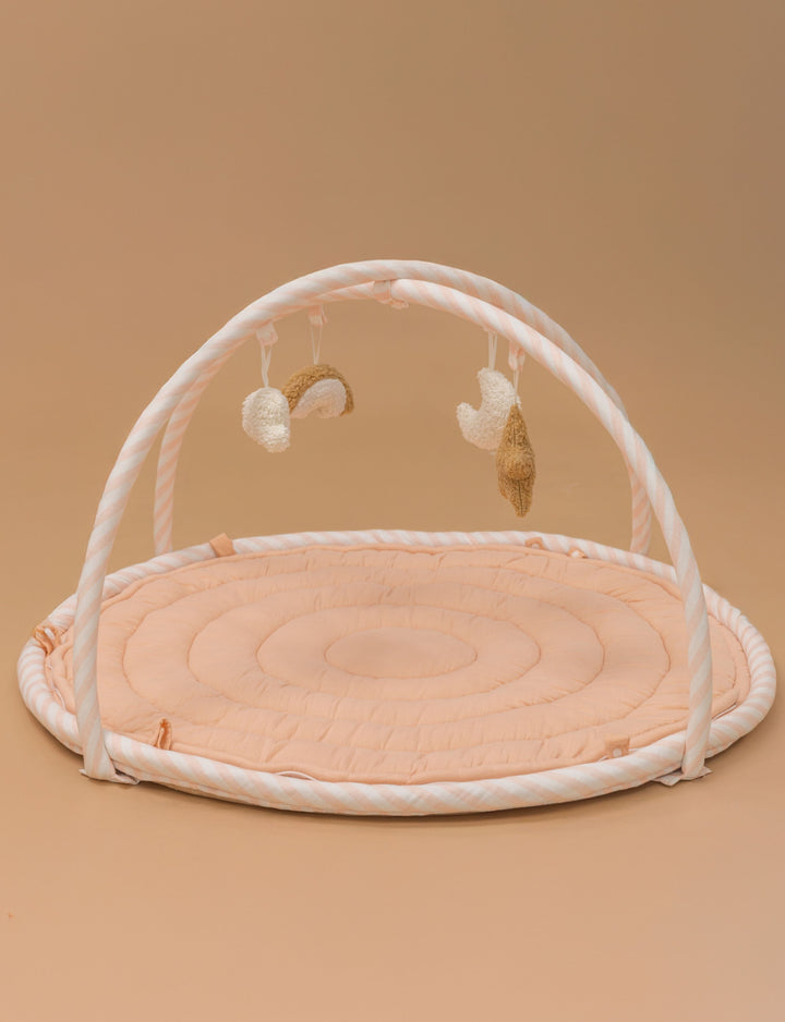 Baby Jalebi Island Play Mat with Bumper Set – PINK - The Complete Dream Team