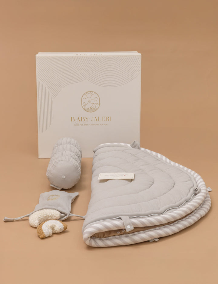 Baby Jalebi Island Play Mat with Bumper Set – The Complete Dream Team