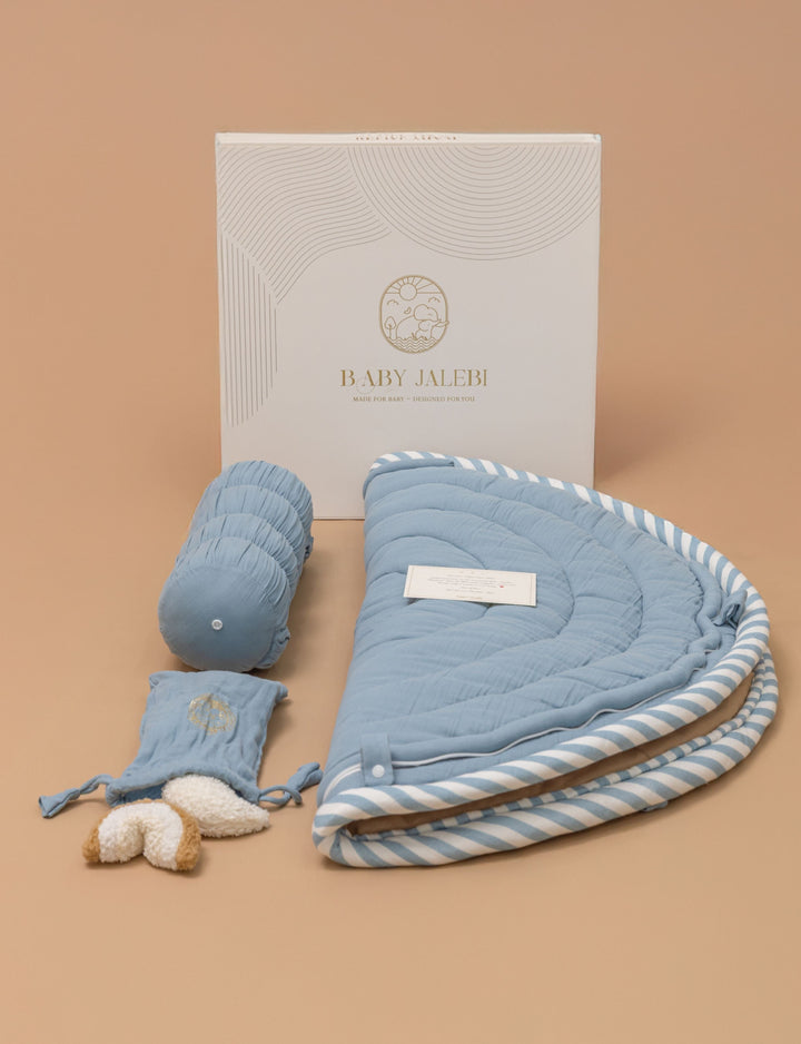 Baby Jalebi Island Play Mat with Bumper Set – The Complete Dream Team