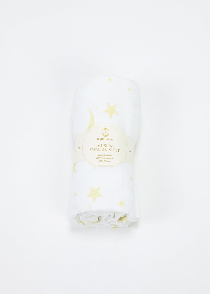 Baby Jalebi LUNA Organic Muslin Swaddle