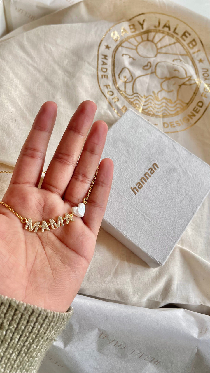 Baby Jalebi MAMA Necklace