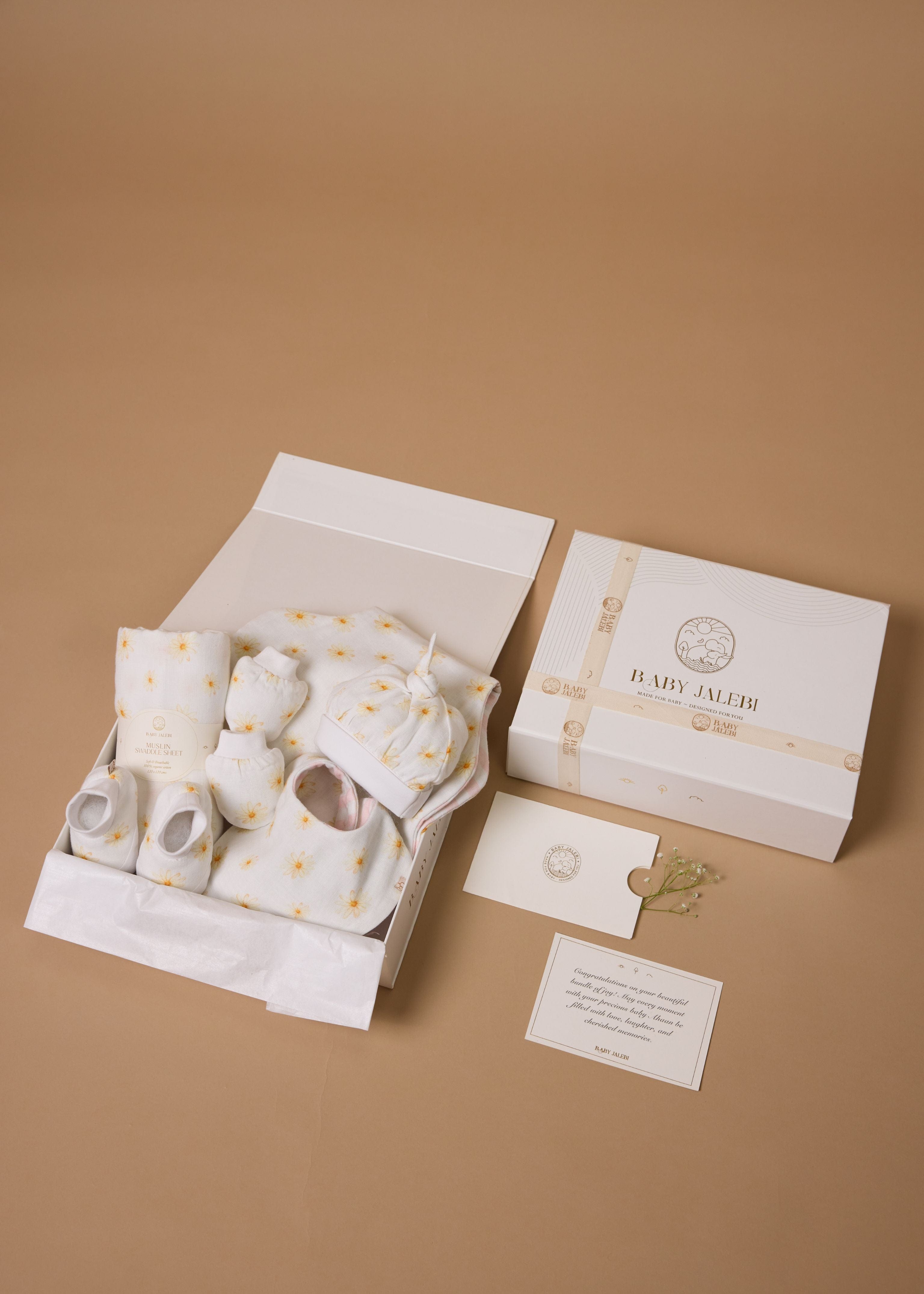 Baby Jalebi Newborn Essentials Gift Box Arabesque dreams Welcome baby Gift Box