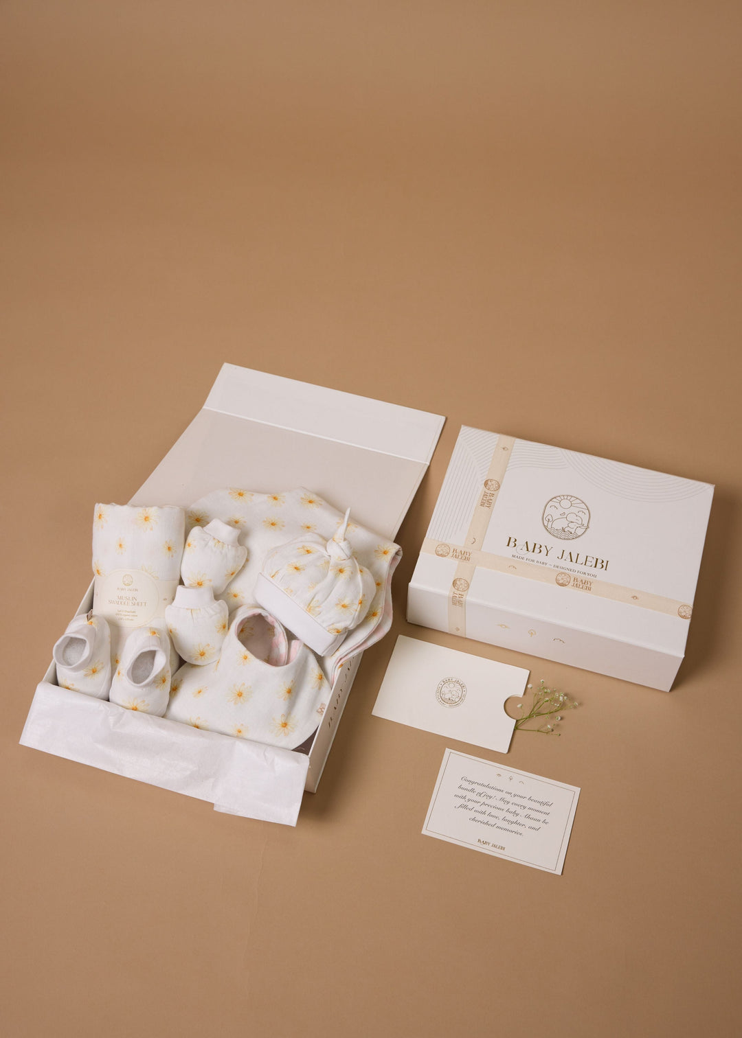 Baby Jalebi Newborn Essentials Gift Box Arabesque dreams Welcome baby Gift Box