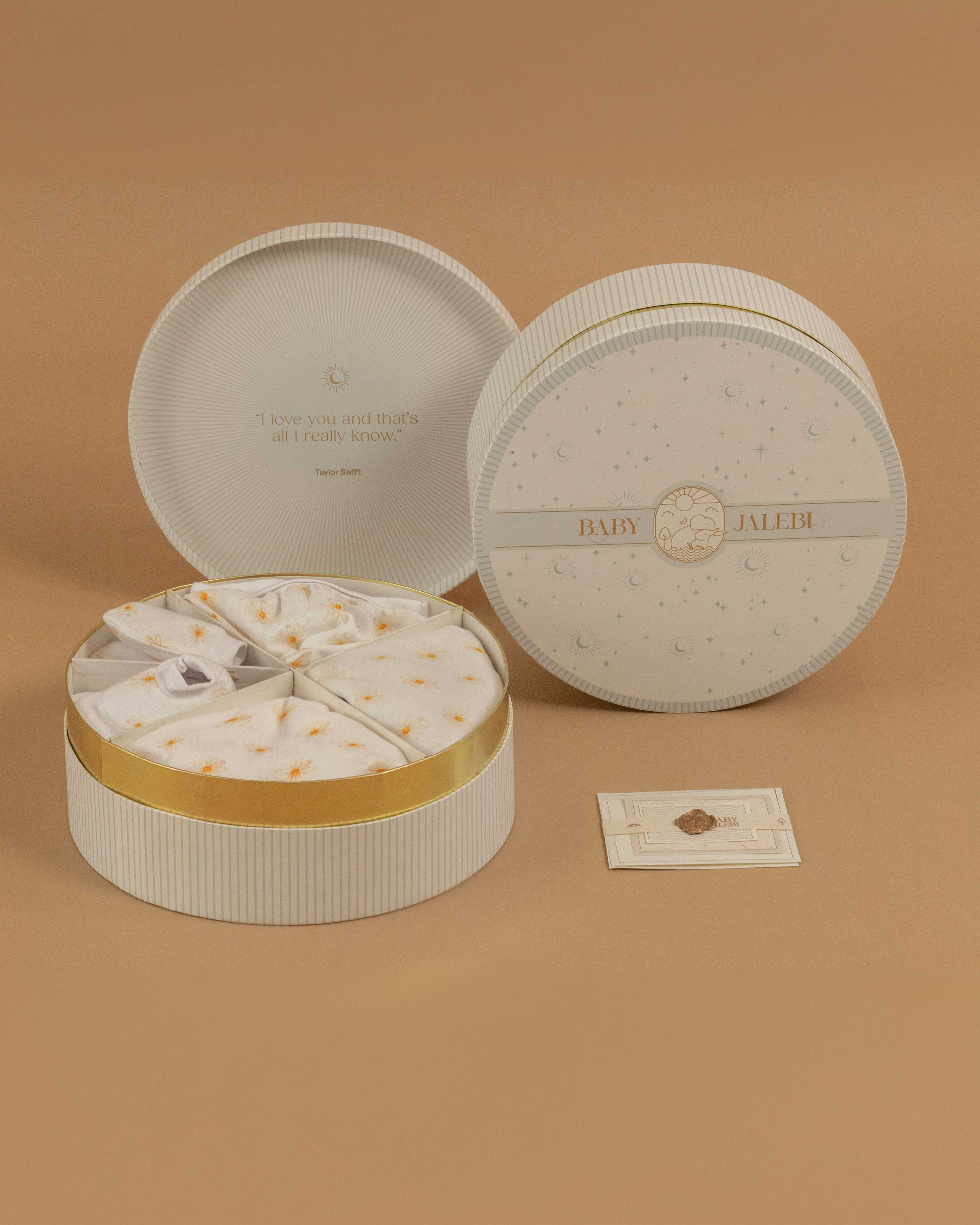 Baby Jalebi Newborn Essentials Gift Box Arabesque dreams Welcome baby Gift Box