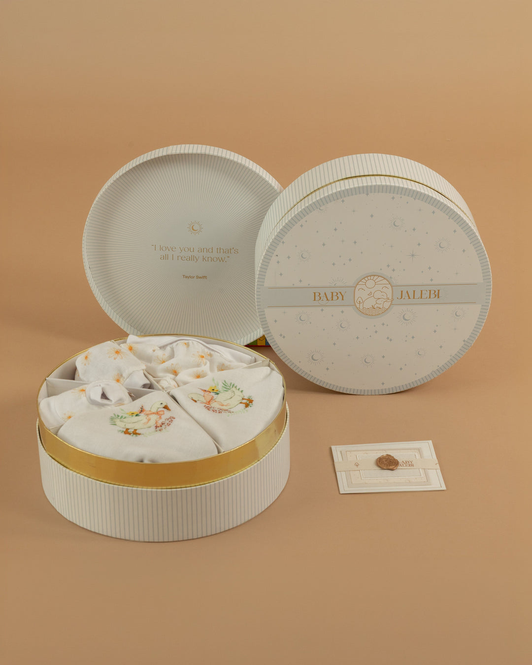 Baby Jalebi Newborn Essentials Gift Box Buttercup Duck Welcome Baby Gift Box (Copy)