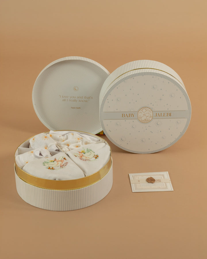 Baby Jalebi Newborn Essentials Gift Box Buttercup Duck Welcome Baby Gift Box (Copy)