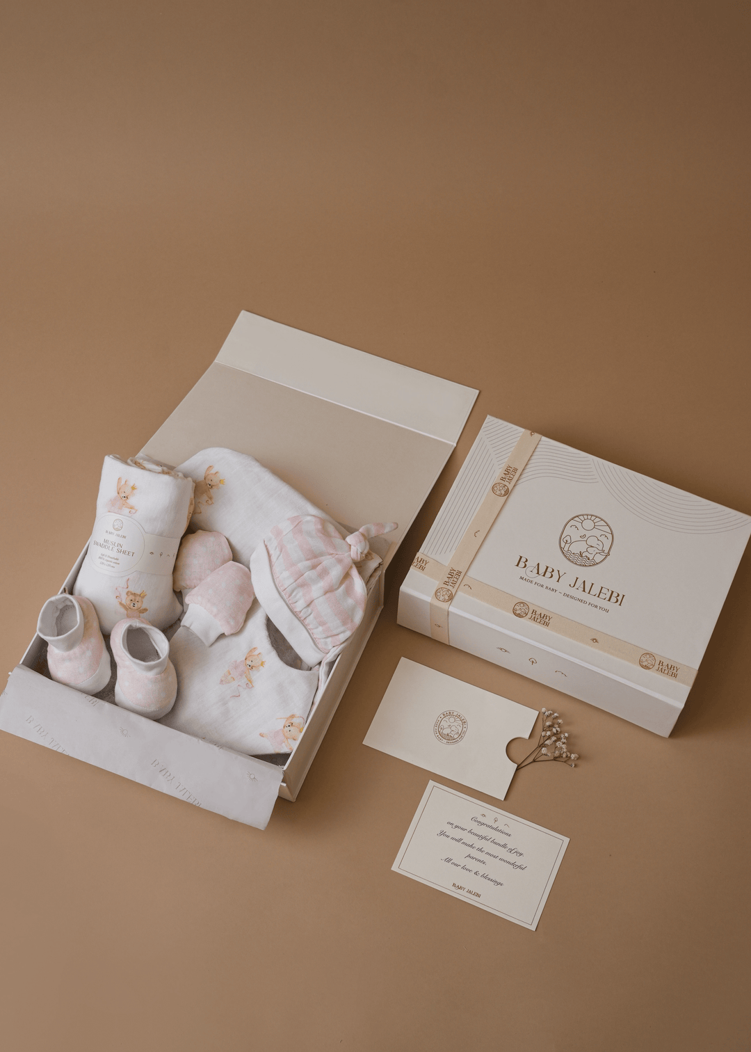 Baby Jalebi Newborn Essentials Gift Box Prima Ballerina Welcome Baby Box