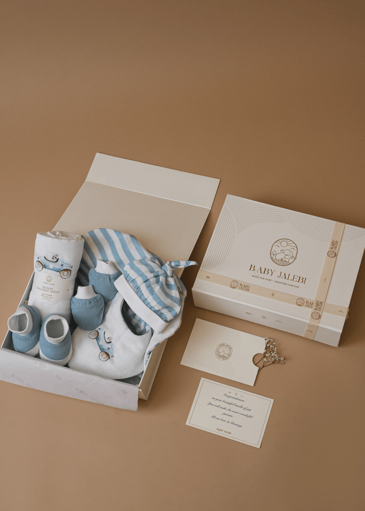 Baby Jalebi Newborn Essentials Gift Box Roadster Welcome Baby Box