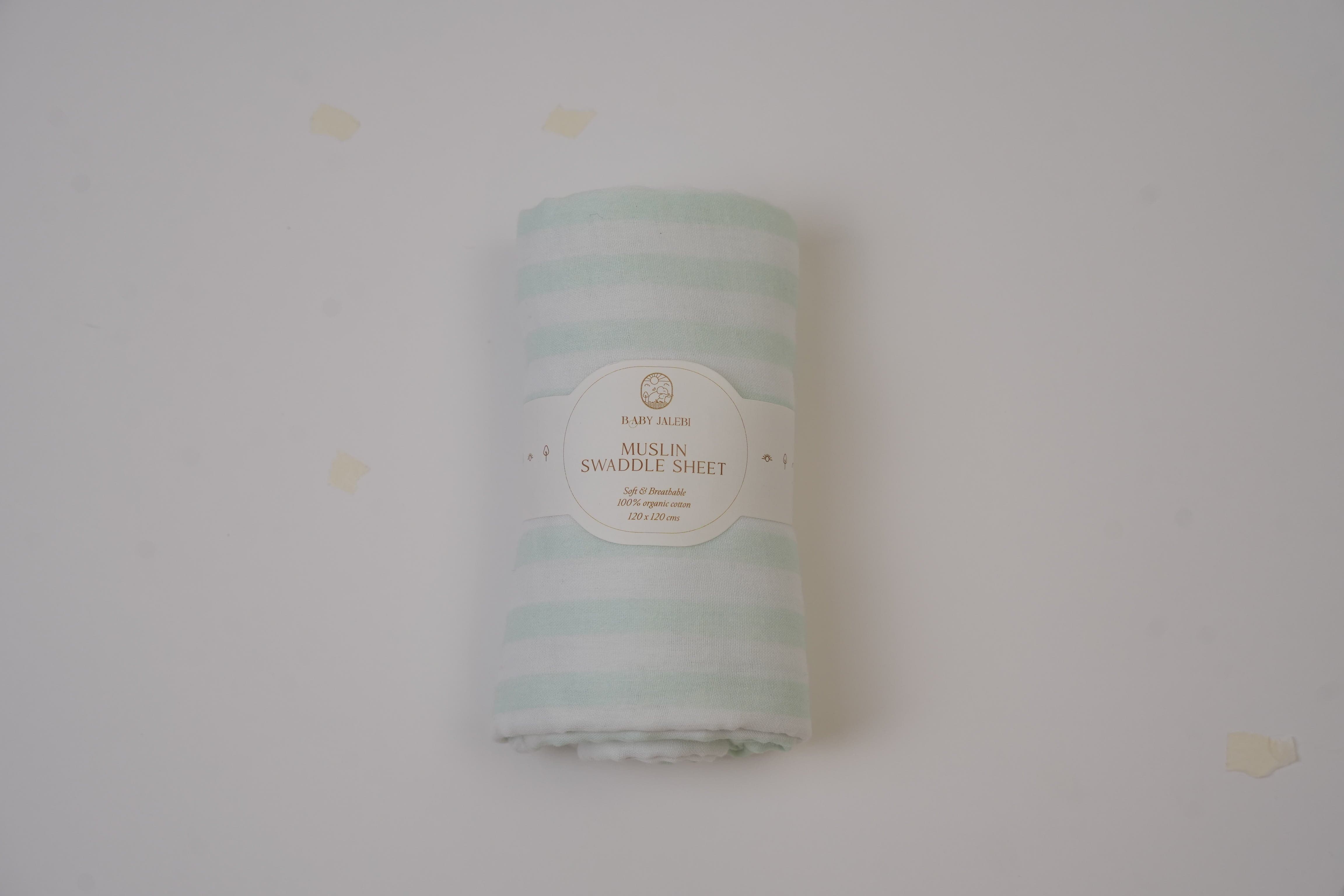 Baby Jalebi Organic Muslin Swaddle