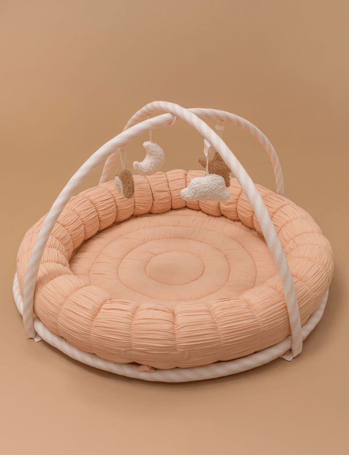 Baby Jalebi Pink Island Play Mat with Bumper Set – The Complete Dream Team