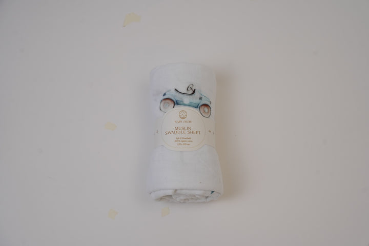 Baby Jalebi ROADSTER Organic Muslin Swaddle