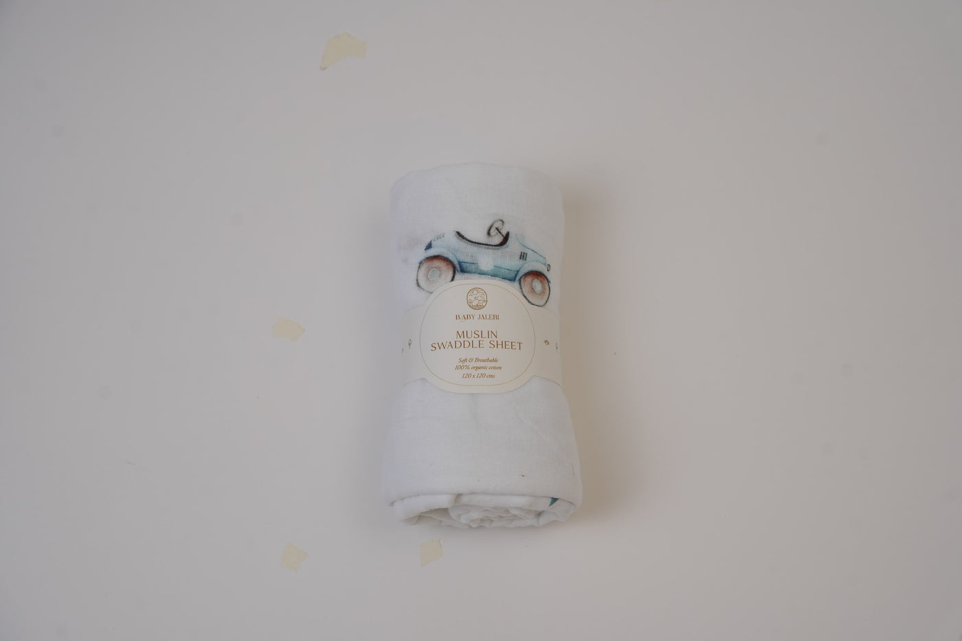 Baby Jalebi ROADSTER Organic Muslin Swaddle