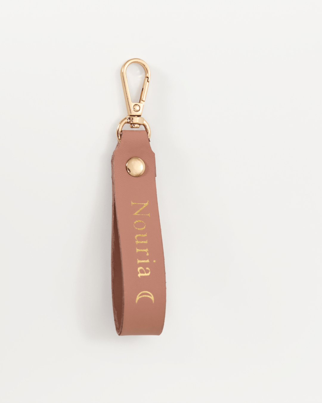 Baby Jalebi rose Personalised Keychain