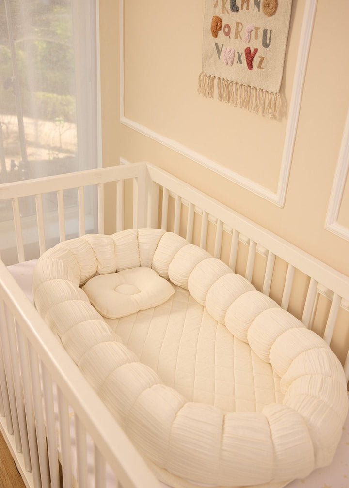 Baby Jalebi Sleep Cloud Blanket Combo The Cloud - Ecru Sleep Nest  + Luna Blanket
