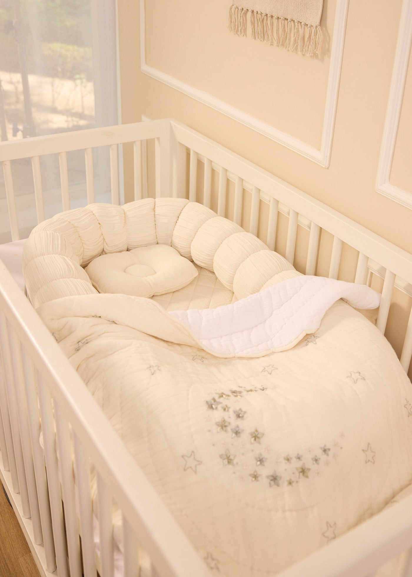 Baby Jalebi Sleep Cloud Blanket Combo The Cloud - Ecru Sleep Nest  + Luna Blanket