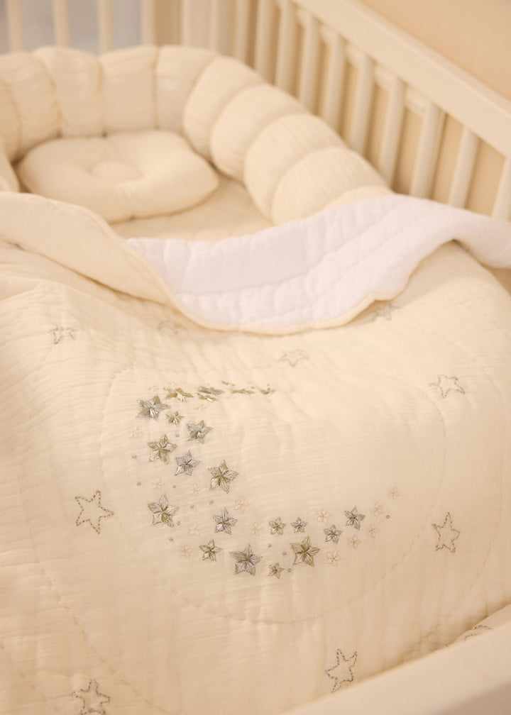 Baby Jalebi Sleep Cloud Blanket Combo The Cloud - Ecru Sleep Nest  + Luna Blanket