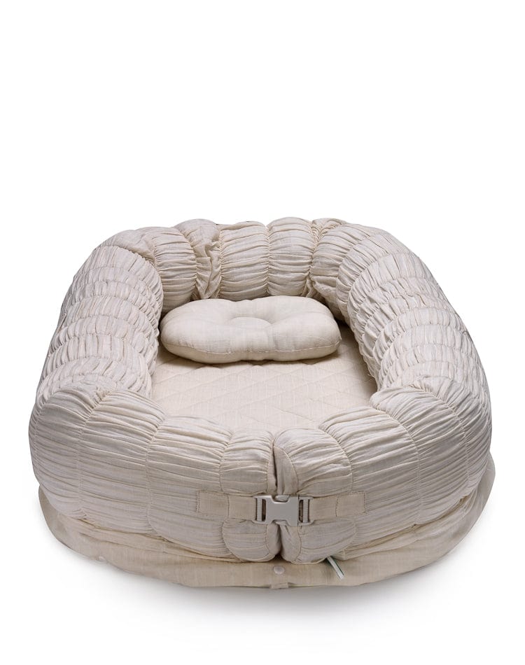 Baby Jalebi Sleep Cloud Blanket Combo The Cloud - Ecru Sleep Nest  + Luna Blanket