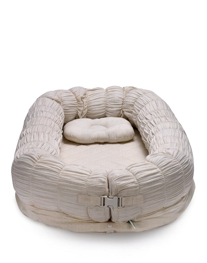 Baby Jalebi Sleep Cloud Blanket Combo The Cloud - Ecru Sleep Nest  + Luna Blanket