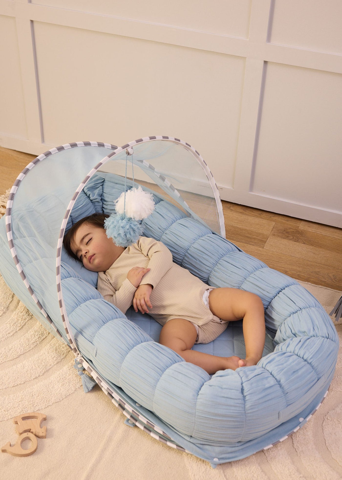Baby Jalebi Sleep Cloud Nest The Cloud - Blue