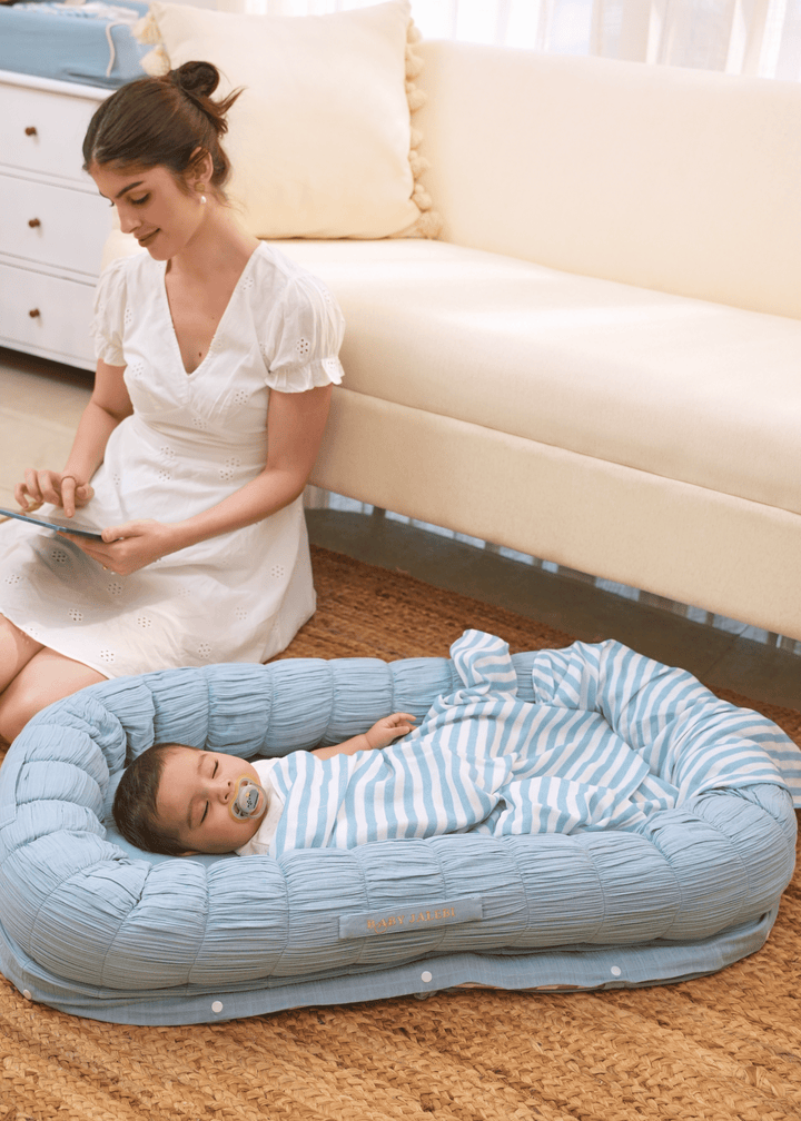 Baby Jalebi Sleep Cloud Nest The Cloud - Blue