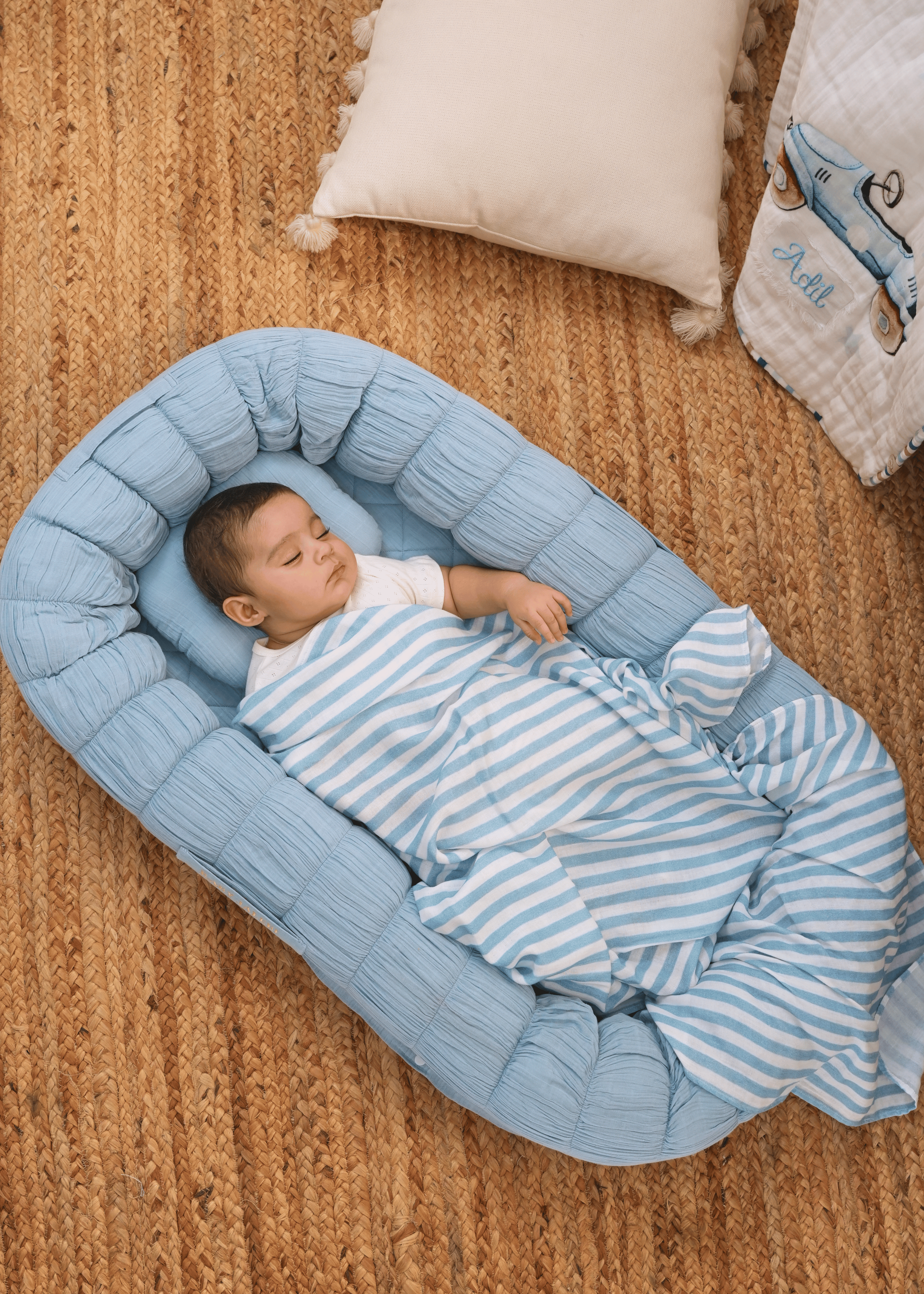 Baby Jalebi Sleep Cloud Nest The Cloud - Blue