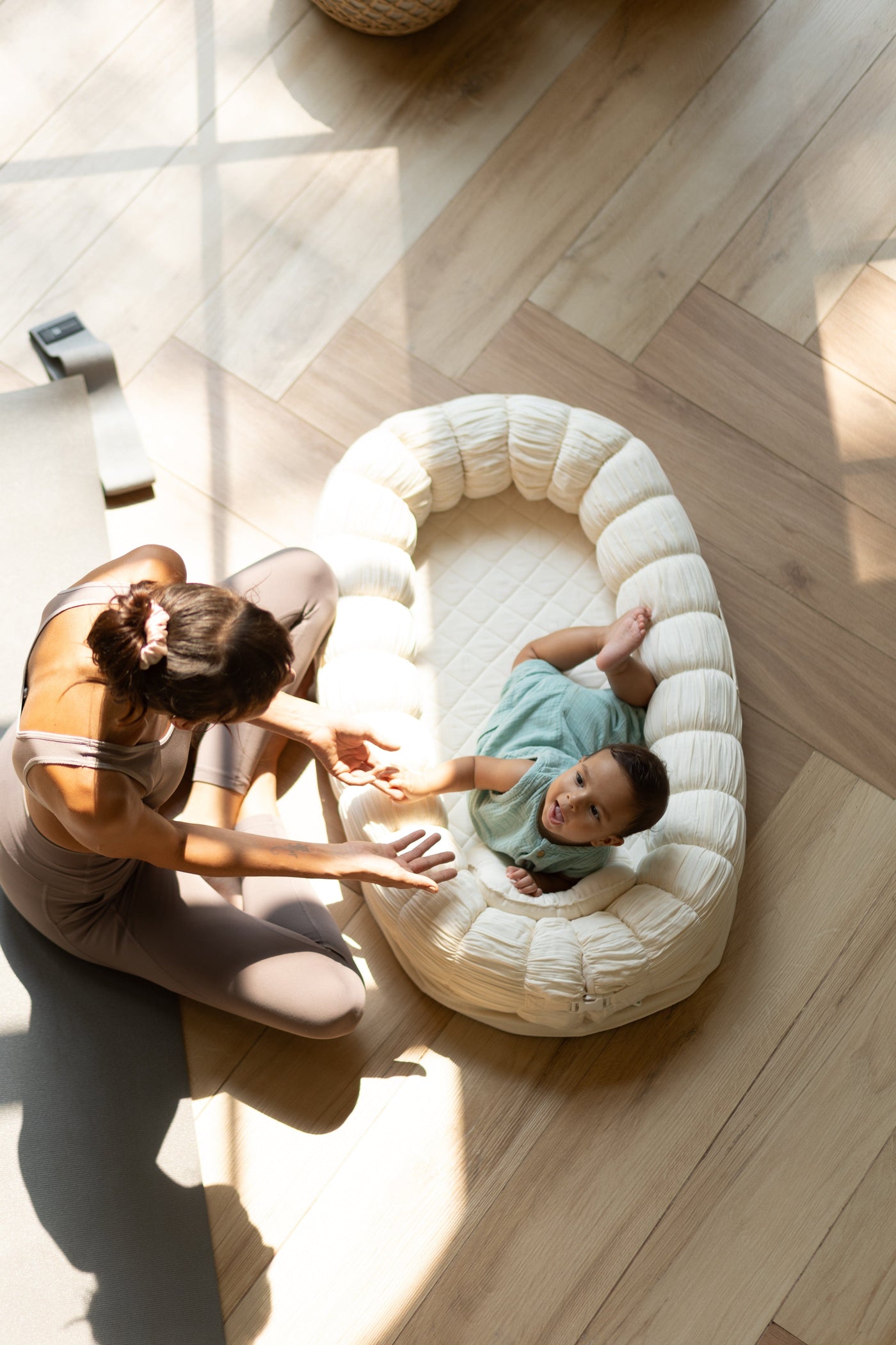 Baby Jalebi Sleep Cloud Nest The Cloud - Ecru