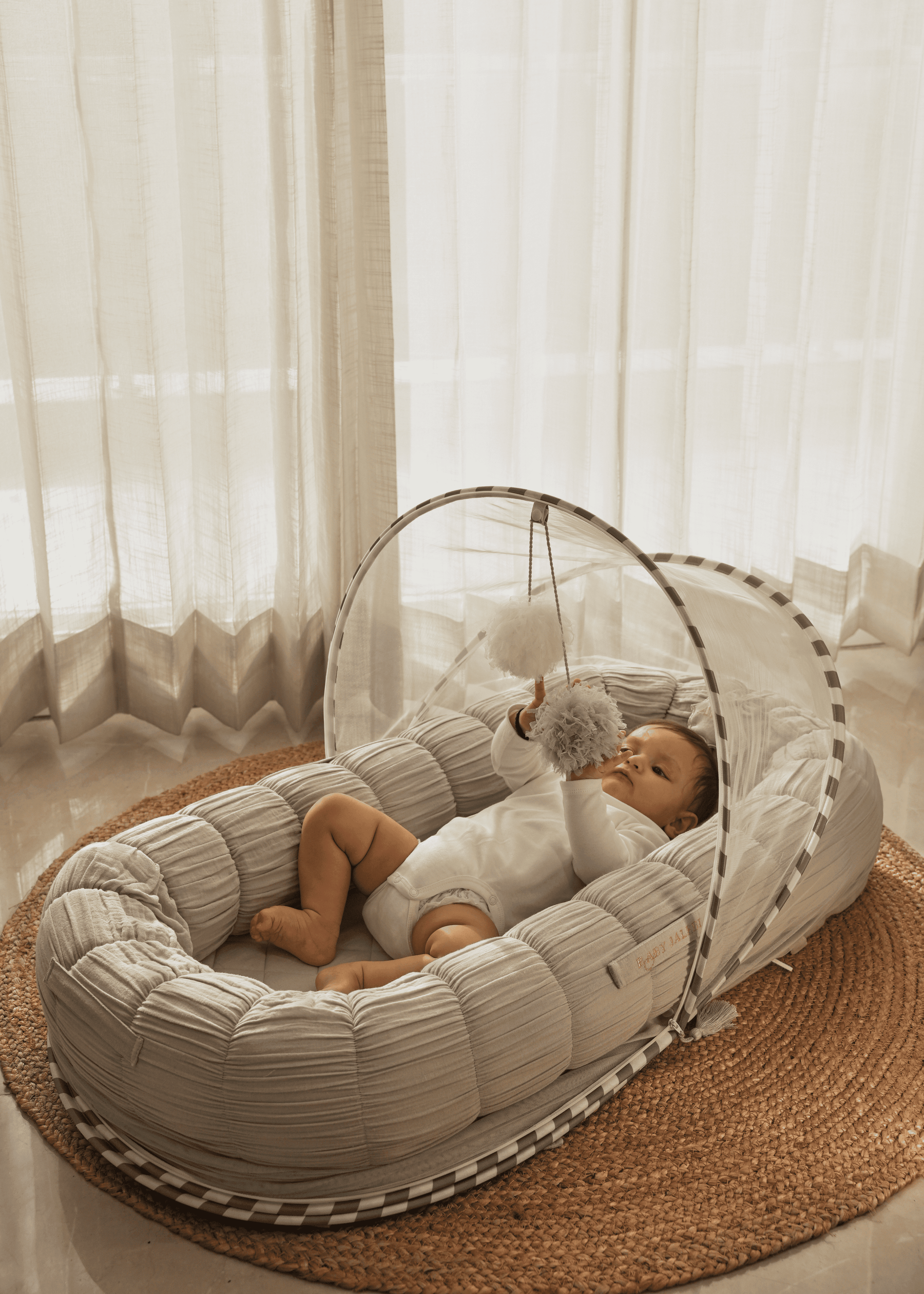 Baby Jalebi Sleep Cloud Nest The Cloud - Grey