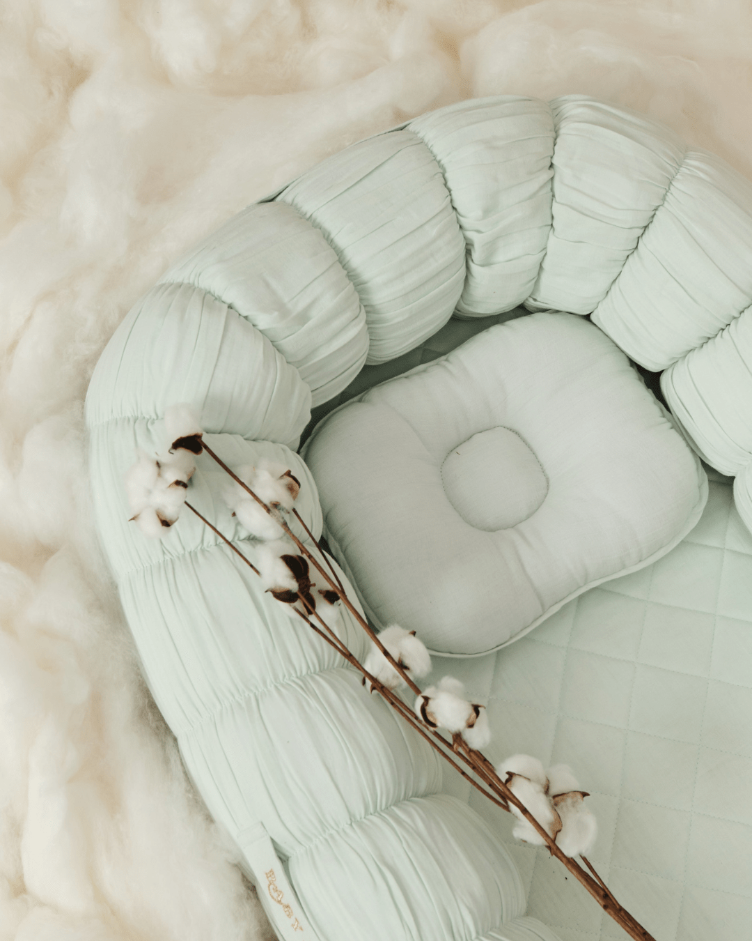 Baby Jalebi Sleep Cloud Nest The Cloud - Mint