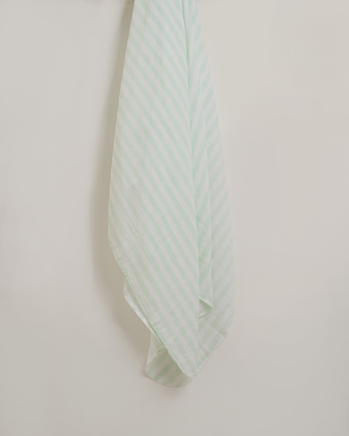 Baby Jalebi Swaddles Aqua stripes Organic Muslin Swaddle