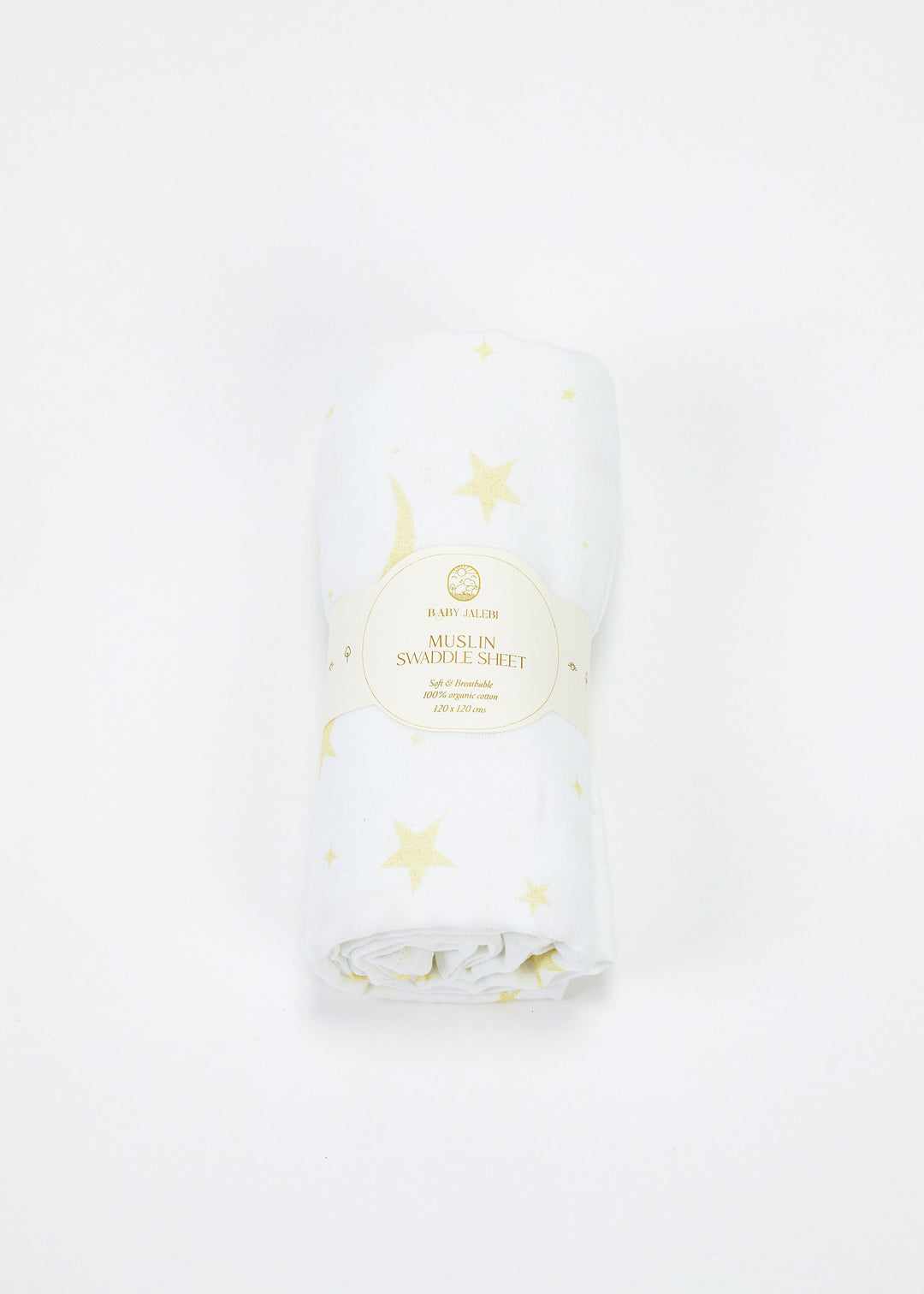 Baby Jalebi Swaddles Luna Organic Muslin Swaddle