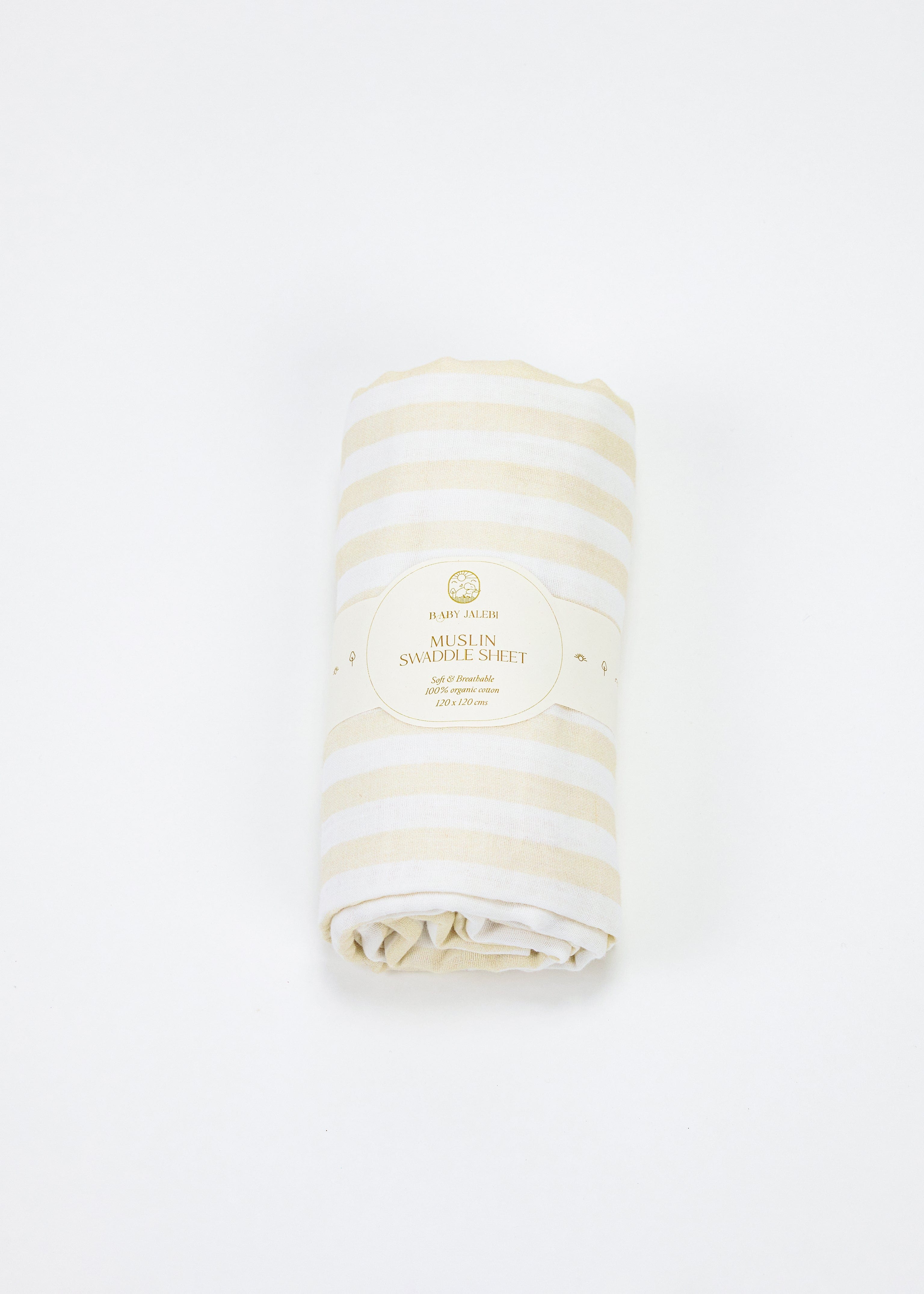 Baby Jalebi Swaddles Luna Organic Muslin Swaddle Set of 2