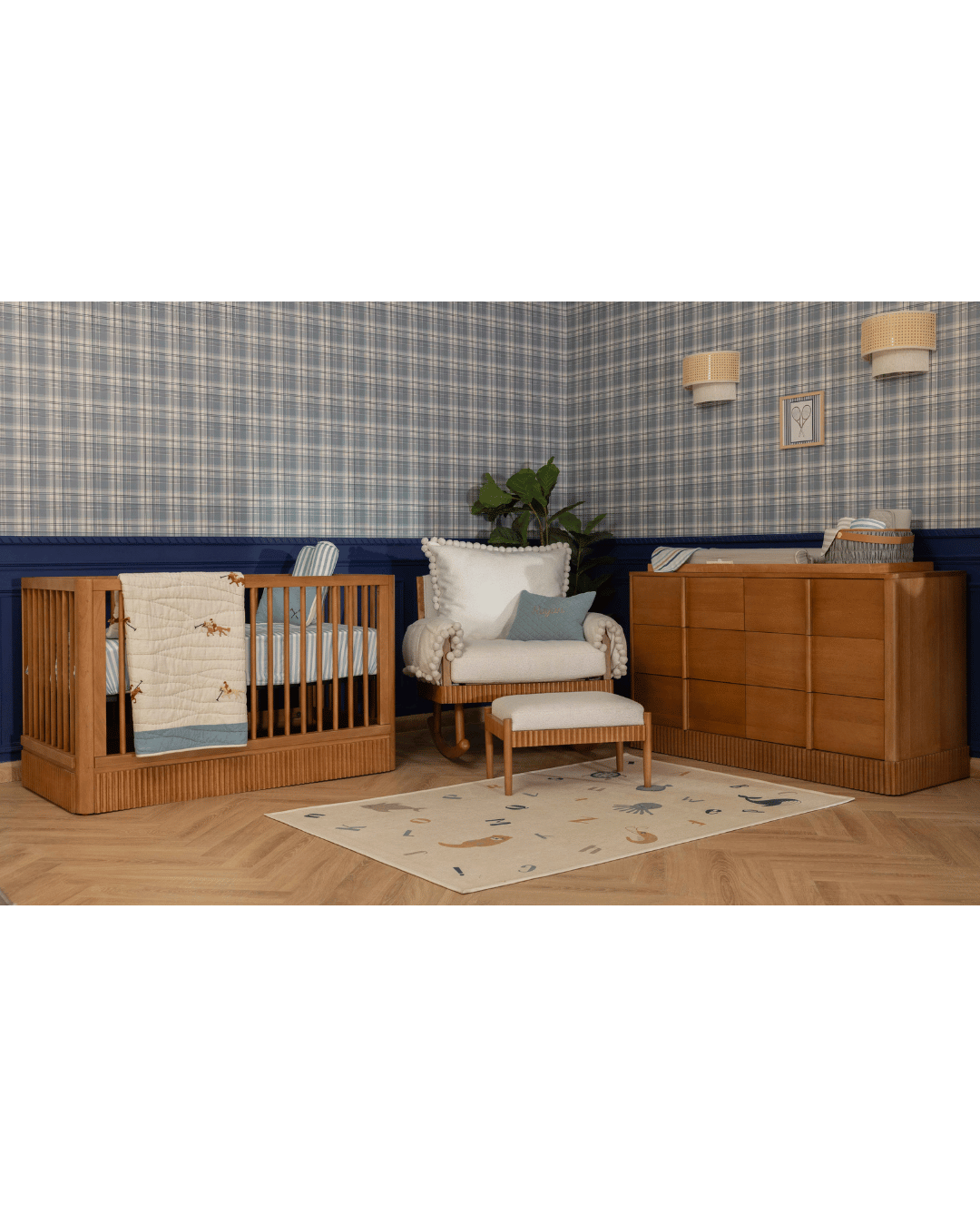 Baby Jalebi The Arcadia Crib - Nutmeg