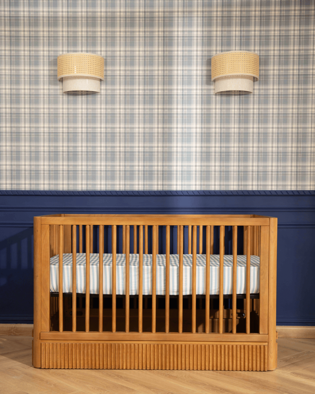 Baby Jalebi The Arcadia Crib - Nutmeg