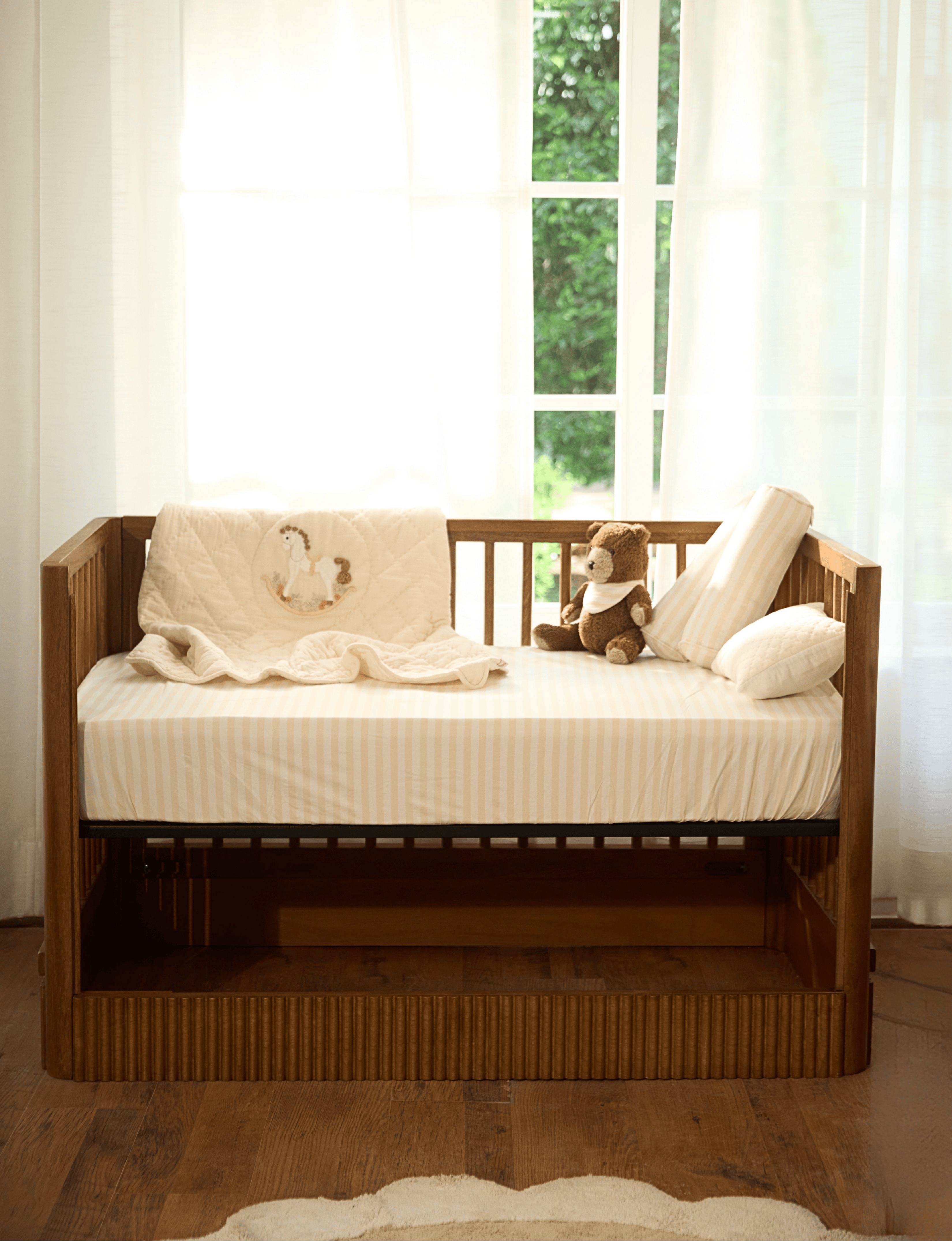 Baby Jalebi The Arcadia Crib - Nutmeg