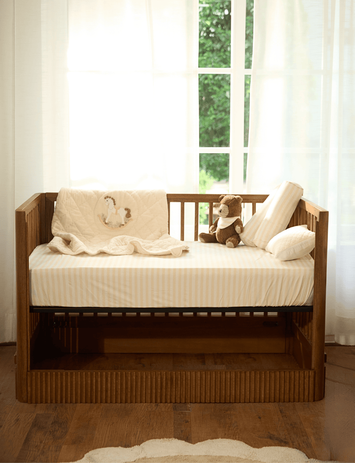 Baby Jalebi The Arcadia Crib - Nutmeg