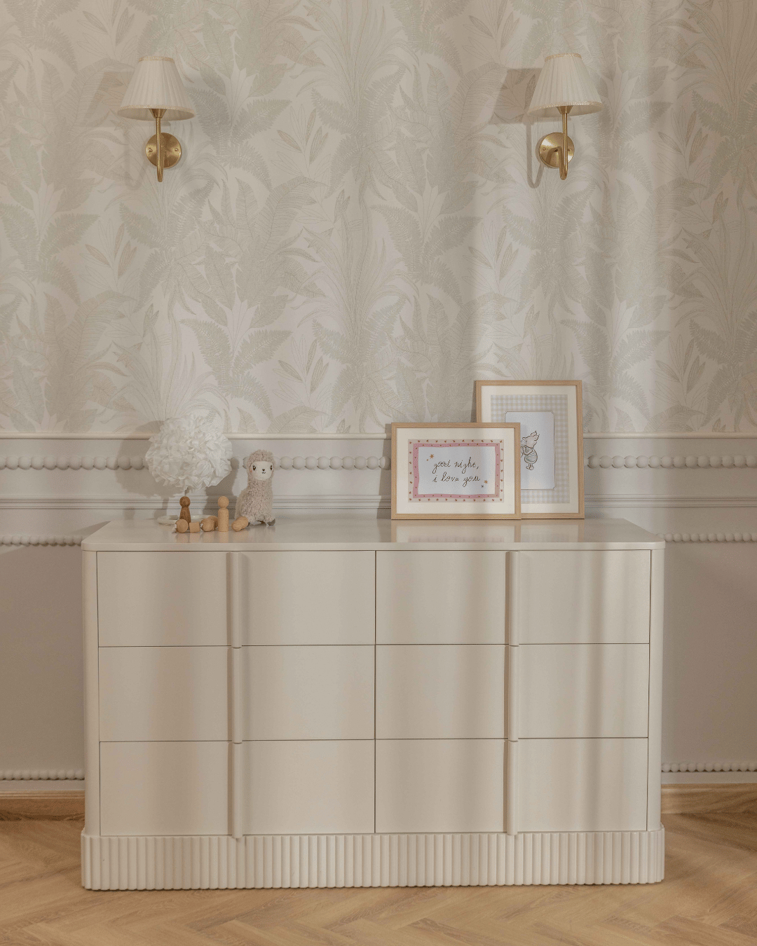 Baby Jalebi The Arcadia Dresser in White