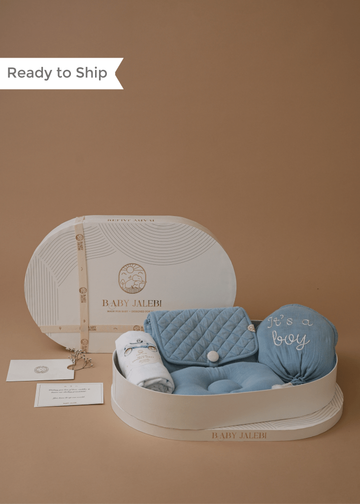 The Oval - Hello Baby - Blue - Baby Jalebi
