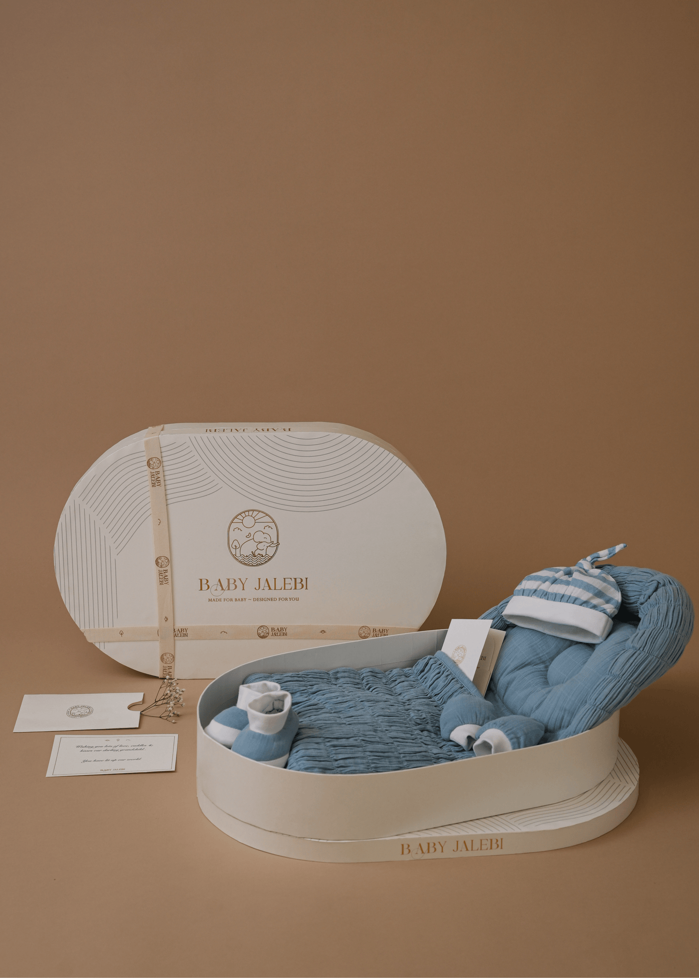 Baby Jalebi The Oval - Picture Perfect Gift Box - Blue